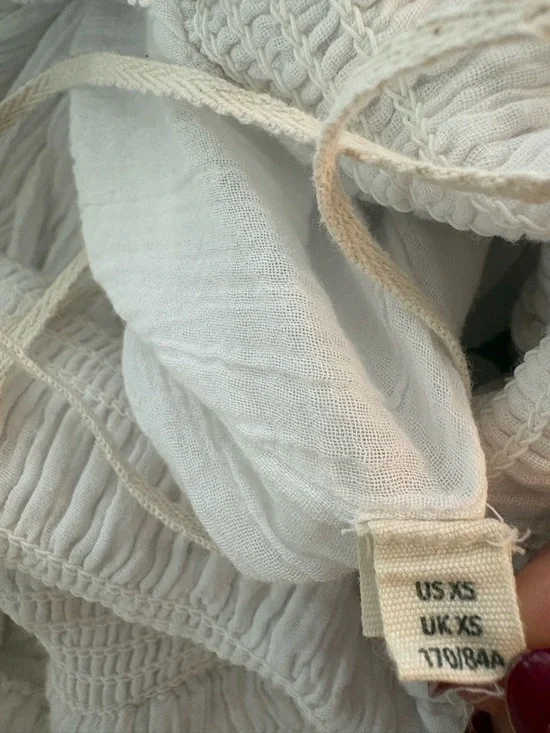 Free People White Off-Shoulder Maxi Dress with Ruffle Neckline - Picture 7 of 7